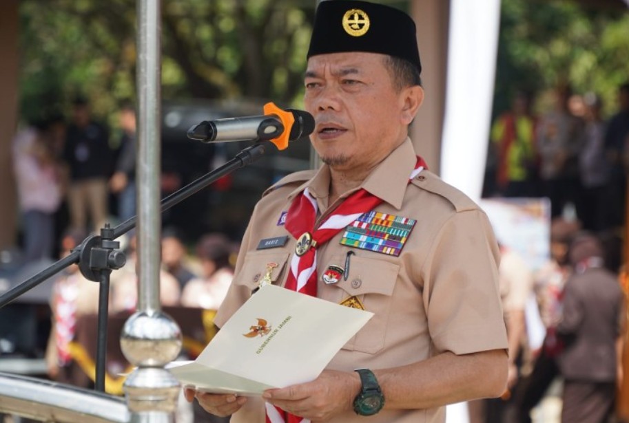 Buka Jambore Daerah Pramuka Jambi, Gubernur Al Haris: Sebagai Wadah Mengasah Wawasan, Kepemimpinan dan Kemandirian