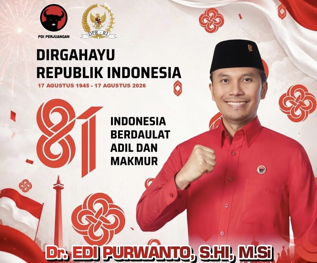 Edi Purwanto, Anggota DPR RI Komisi V Fraksi PDI Perjuangan dapil Provinsi Jambi