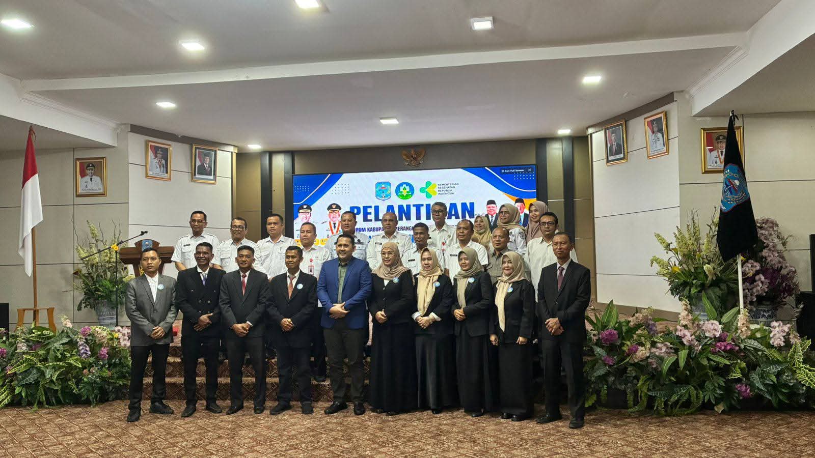Bupati Merangin, H. M. Syukur, secara resmi melantik jajaran pengurus Forum Merangin Sehat (Kabupaten/Kota Sehat) Periode 2026–2028 di Aula Rumah Dinas Bupati Merangin, Rabu (2/9/2026). 