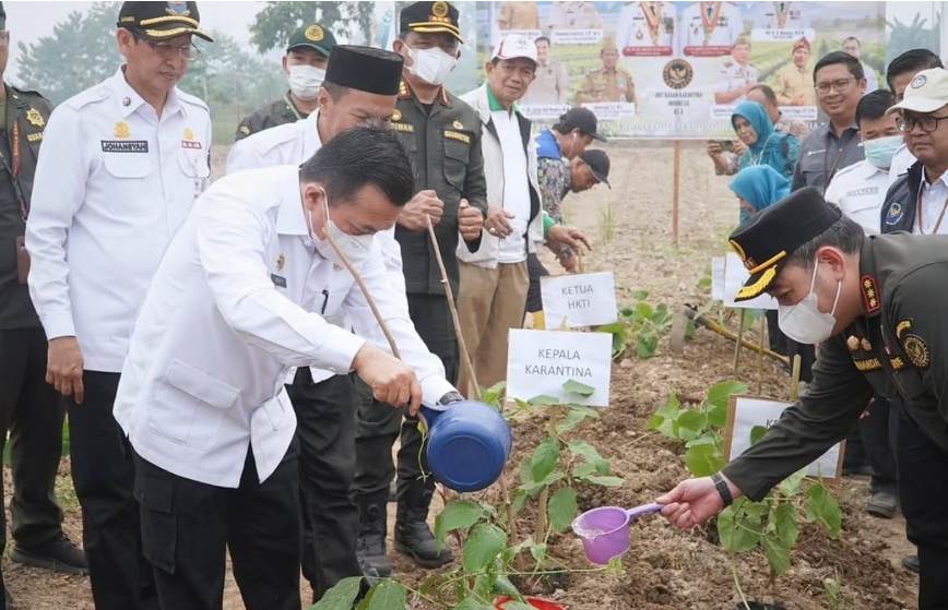 Barantin dan Pemprov Jambi Kembangkan Kampung Pangan Terpadu di Buluran Kenali